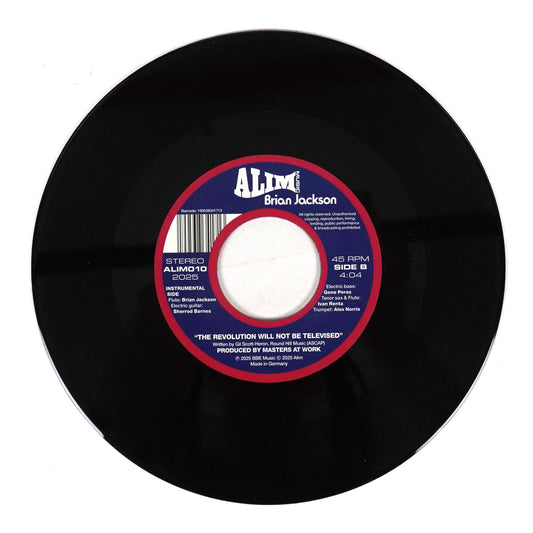 Brian Jackson: The Revolution Will Not Be Televised ft. Black Thought, Masters At Work (Import) Vinyl 7" { vinyl }