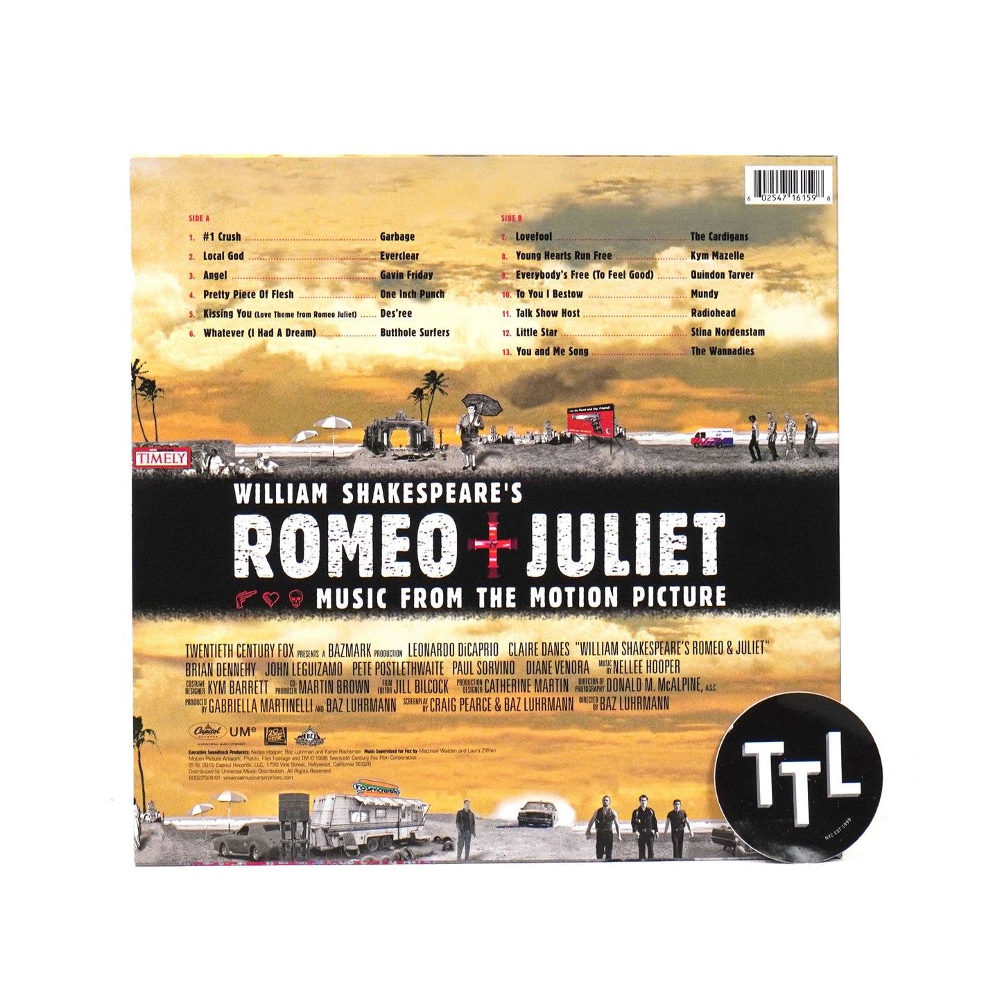 William Shakespeare's Romeo + Juliet: Music From The Motion Picture LP { vinyl }