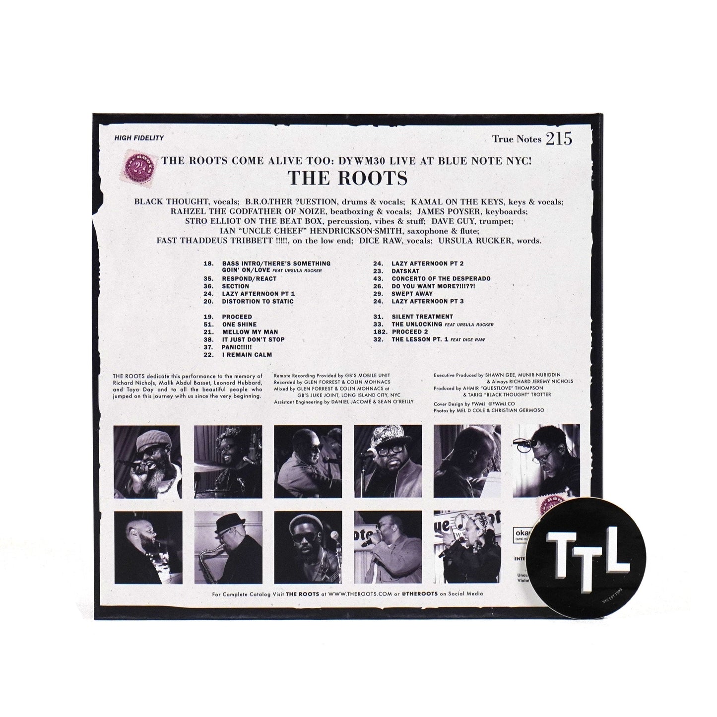The Roots: The Roots Come Alive Too - DYWM30 Live At The Blue Note NYC (Colored Vinyl) Vinyl 2LP { vinyl }