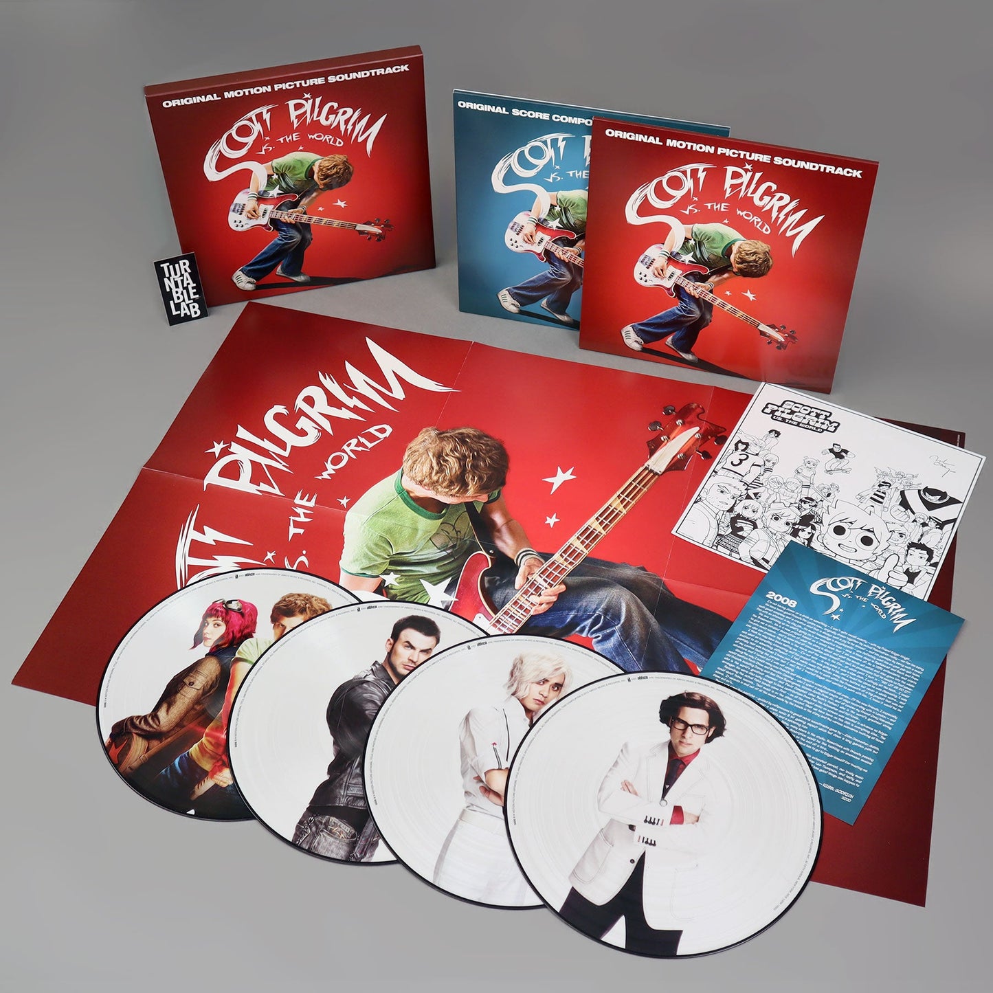 Scott Pilgrim vs. The World: Scott Pilgrim vs. The World Soundtrack - Deluxe 'Seven Evil Exes' Edition (Pic Disc) Vinyl 4LP Boxset { vinyl }