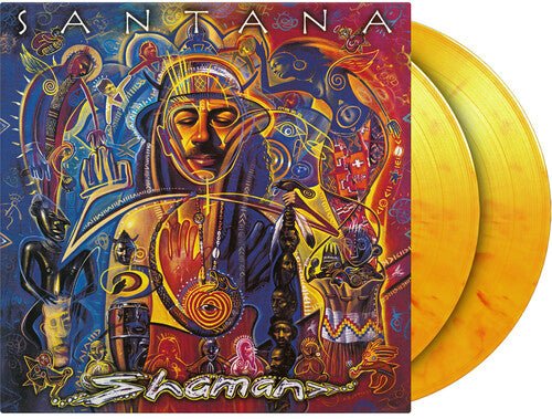 SANTANA - SHAMAN Yellow & Red Vinyl LP { vinyl }