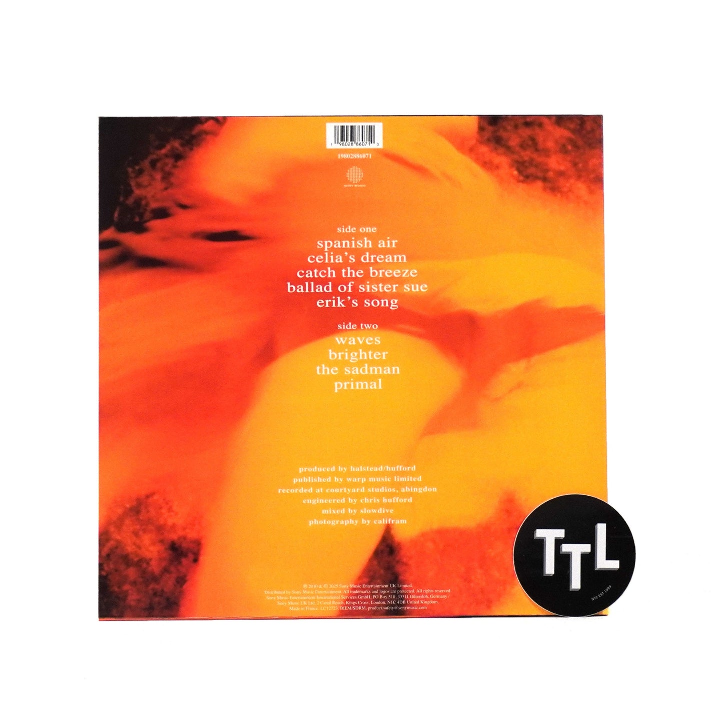 Slowdive: Just For A Day Vinyl LP { vinyl }