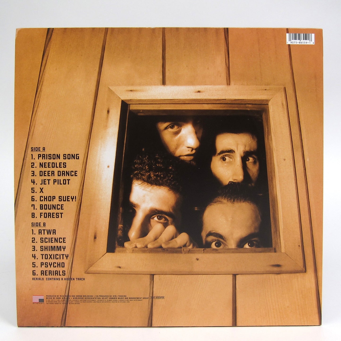System Of A Down: Toxicity Vinyl LP