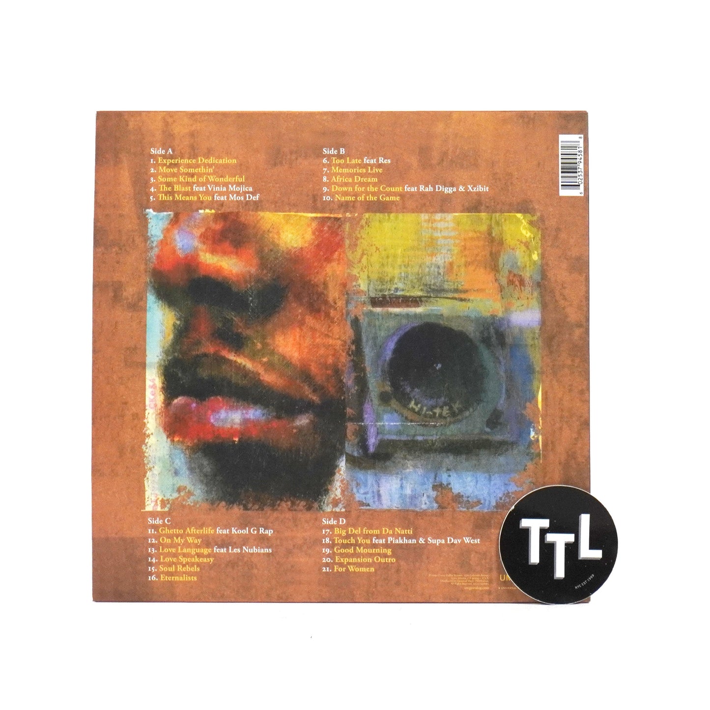 Reflection Eternal: Train Of Thought (Talib Kweli, Hi Tek) Vinyl 2LP { vinyl }