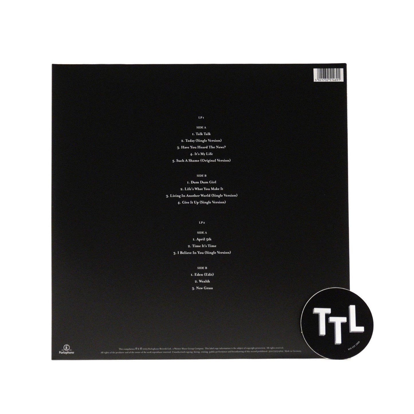 Talk Talk: The Very Best Of Vinyl 2LP { vinyl }