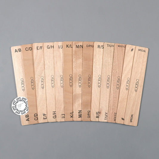 Turntable Lab: Wooden LP Dividers For Vinyl Records - Alpha