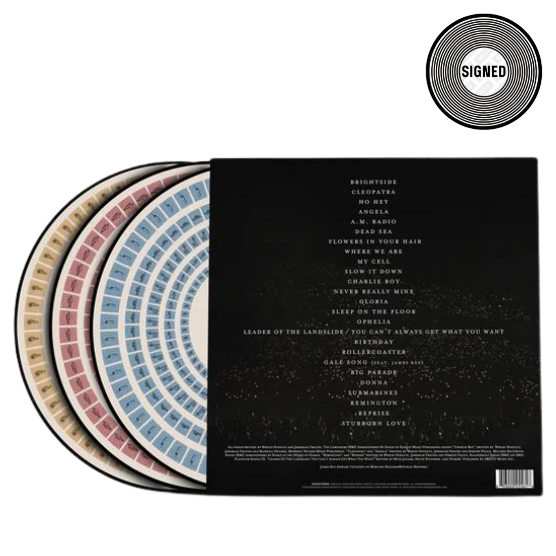 Live From Wrigley Field: Signed Limited Edition Picture Disc Zoetrope 3LP { vinyl }