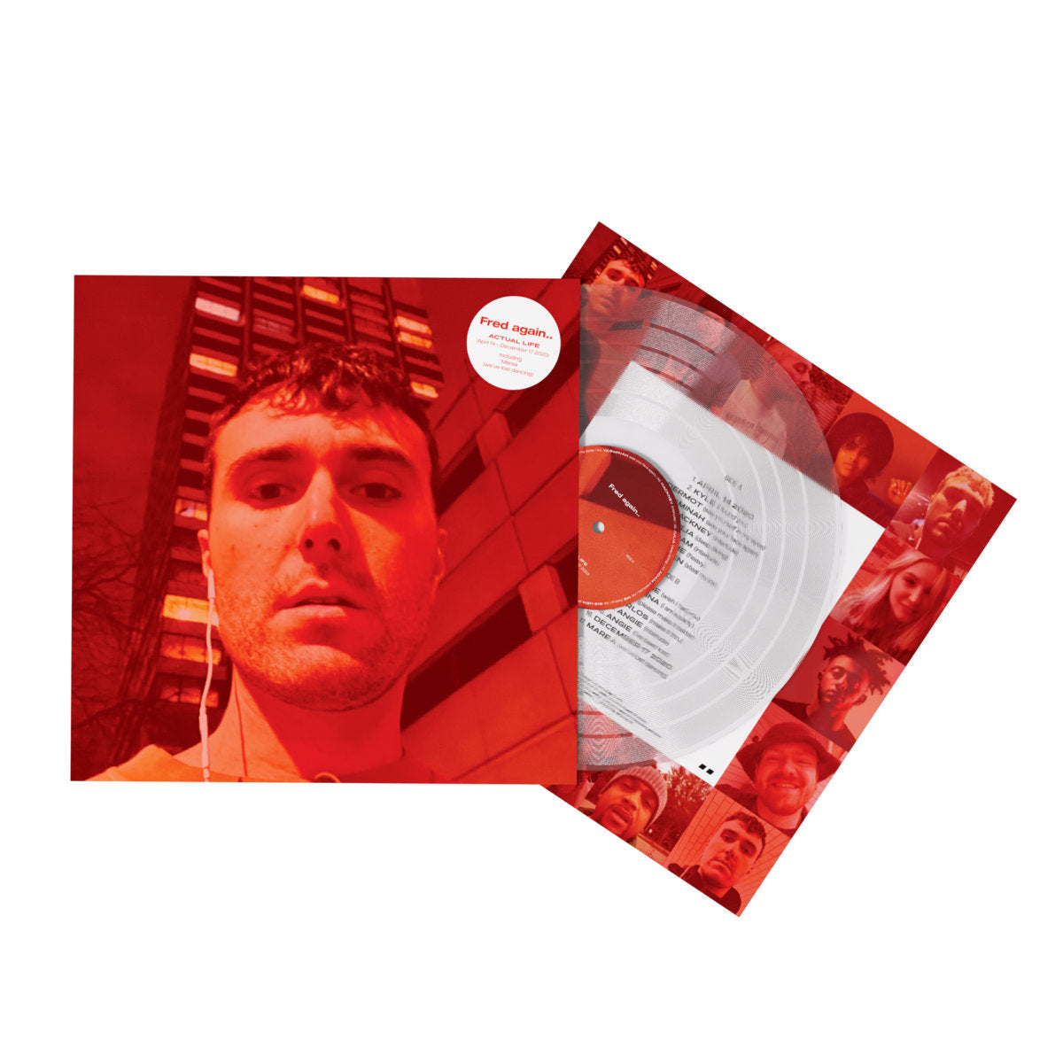 Actual Life (April 14 – December 17 2020): Clear Vinyl LP { vinyl }