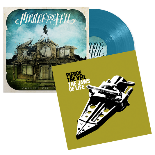 Collide With The Sky: Limited Navy Blue Vinyl LP & The Jaws Of Life Signed Art Print { vinyl }