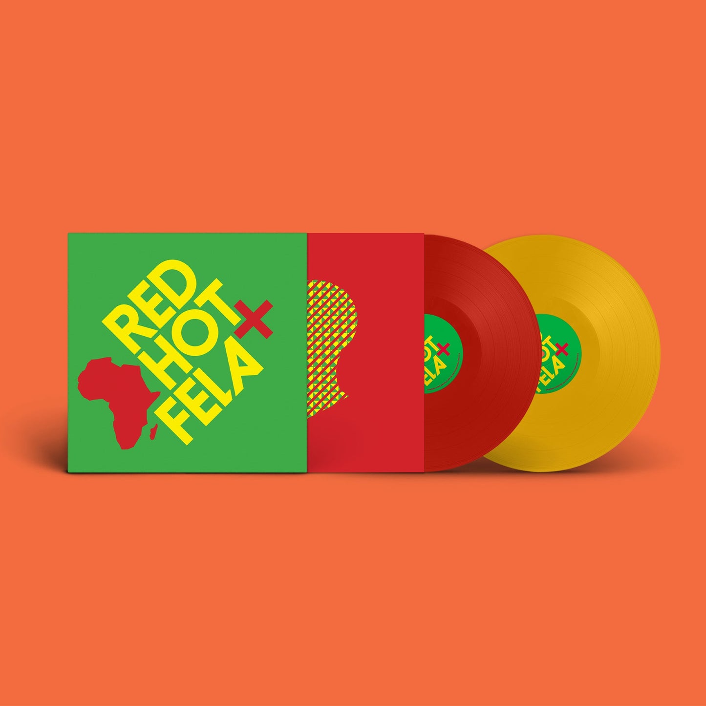 Red Hot + Fela (10th Anniversary Edition): Translucent Banana Yellow + Translucent Red Vinyl 2LP { vinyl }