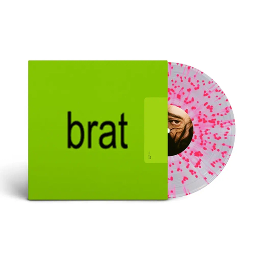 BRAT: Limited Edition Clear Pink Splatter Vinyl LP { vinyl }