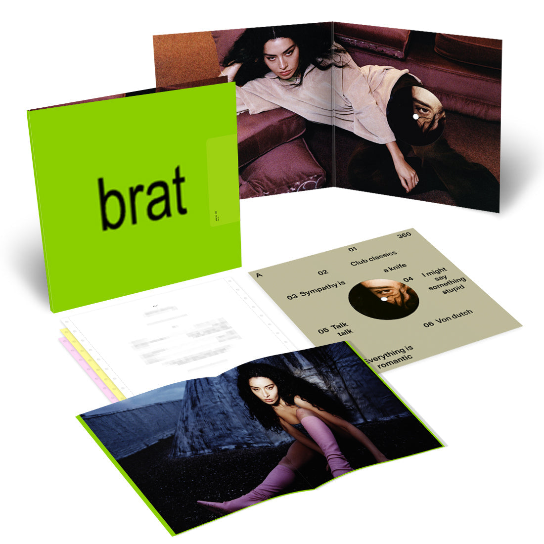 BRAT: Translucent Black Vinyl LP { vinyl }