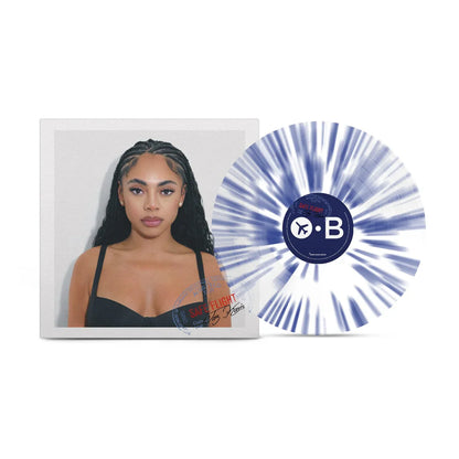 Safe Flight: White w/ Cobalt Blue Starburst Vinyl LP { vinyl }