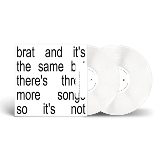 brat and it’s the same but there’s three more songs so it’s not: White Vinyl 2LP { vinyl }