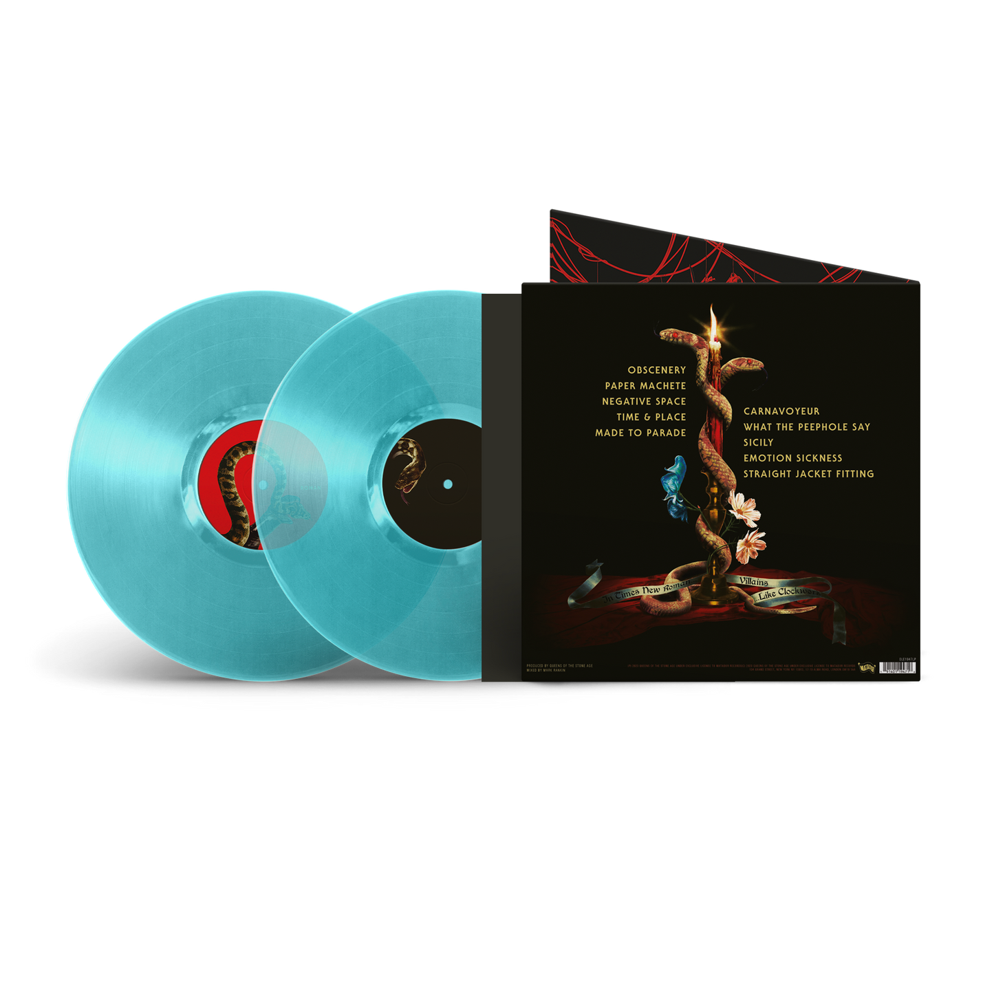 In Times New Roman... Translucent Blue 2lp { vinyl }