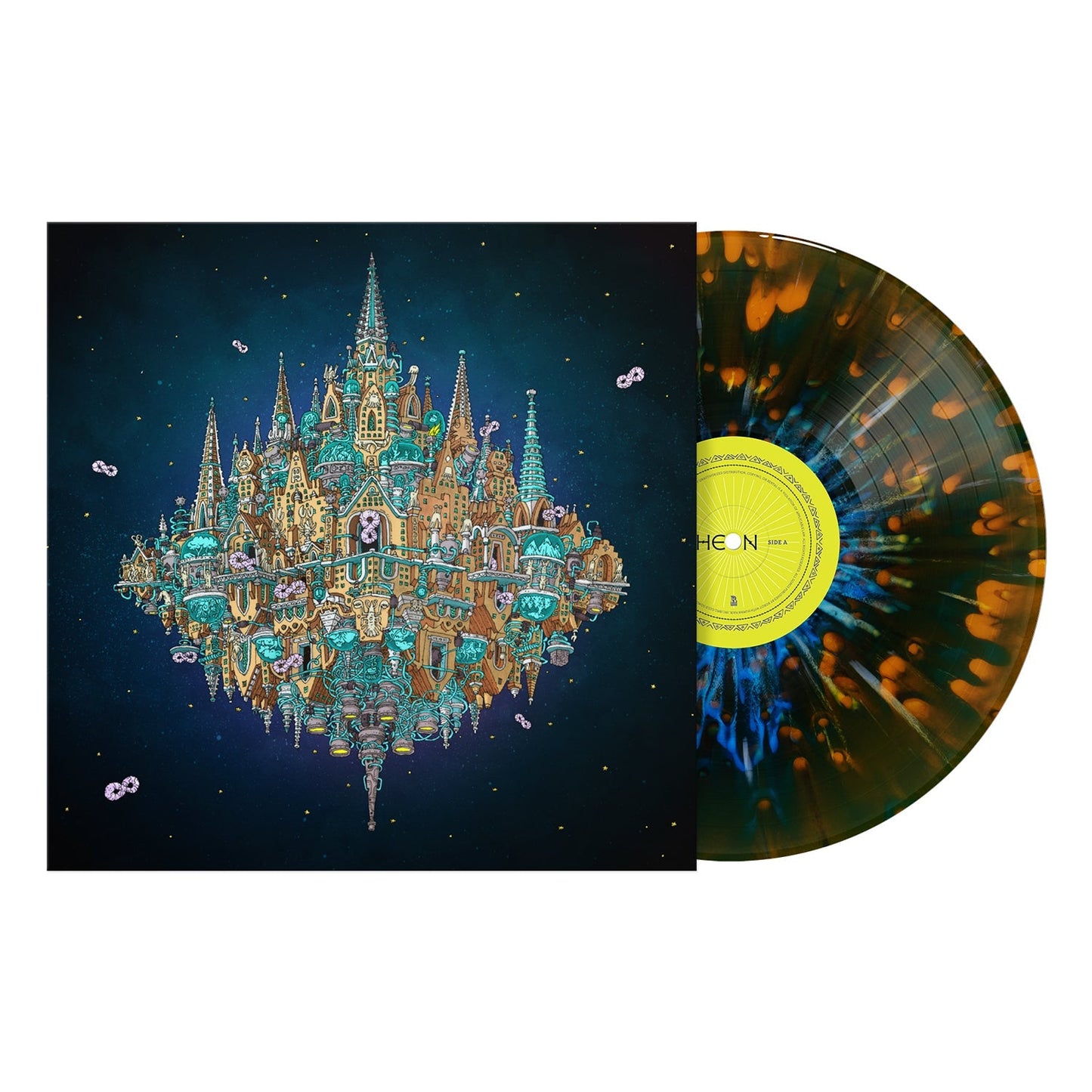 Pantheon: Gatefold Cobalt Orange Crush Smush White Cobalt Splatter Vinyl 2LP & Exclusive Signed Print { vinyl }