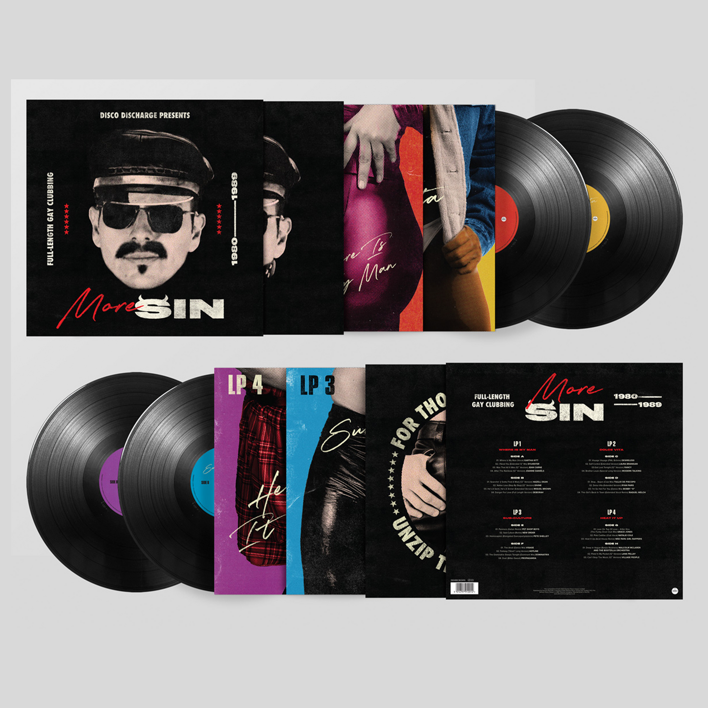 Disco Discharge presents More Sin - Box Of Sin 2: Limited Vinyl 4LP Box Set { vinyl }