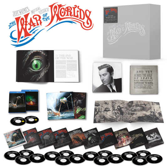 Jeff Wayne's Musical Version of the War of the Worlds (The Deluxe Collectors' Edition): 18 Disc & Book Box Set { vinyl }