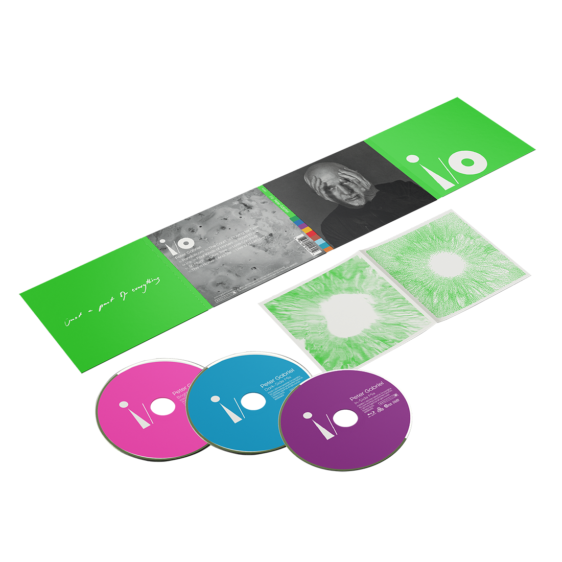 i/o: 2CD + Blu-Ray { vinyl }