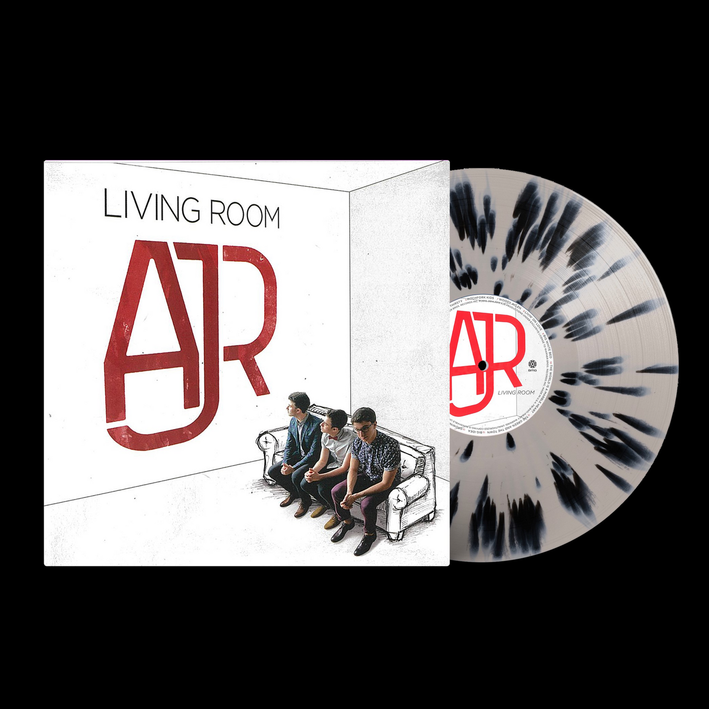 Living Room: Bone with Black Splatter Vinyl LP { vinyl }