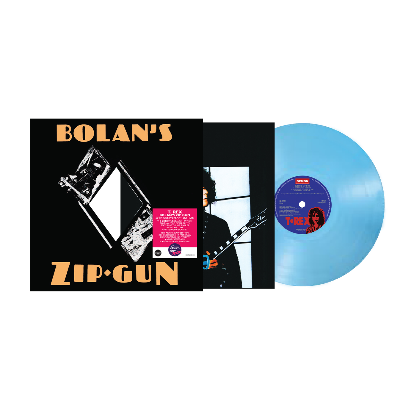Bolan’s Zip Gun: Bug Glasses Baby Blue Vinyl LP [NAD 2025] { vinyl }