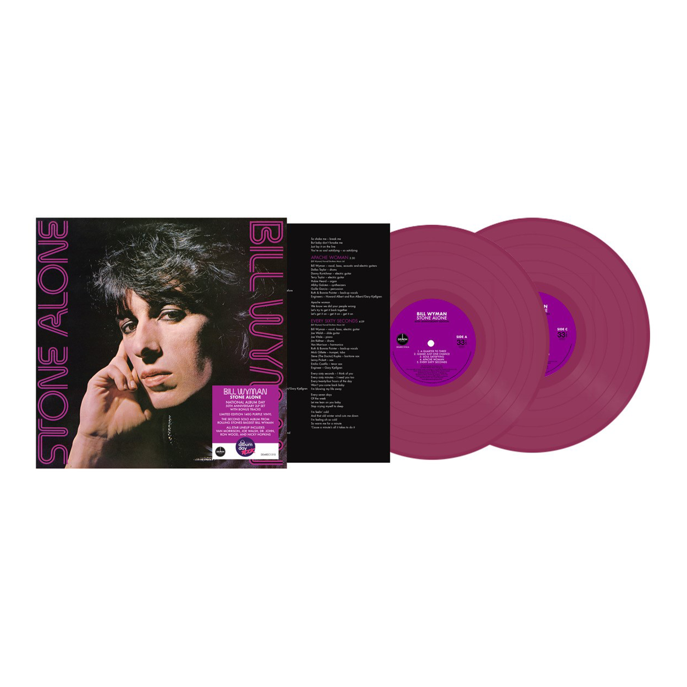 Stone Alone – 50th Anniversary Edition: Purple Vinyl 2LP [NAD 2025] { vinyl }