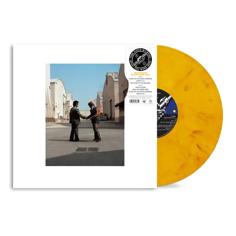 Wish You Were Here (50th Anniversary): Yellow Flame Vinyl LP { vinyl }