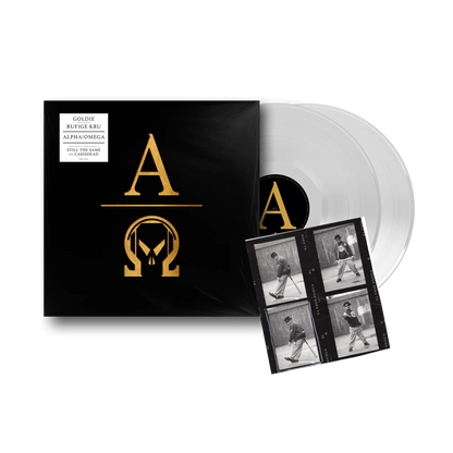 Alpha Omega: White Vinyl 2LP & Exclusive Print Signed By Goldie { vinyl }