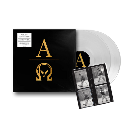 Alpha Omega: White Vinyl 2LP & Exclusive Print Signed By Goldie { vinyl }