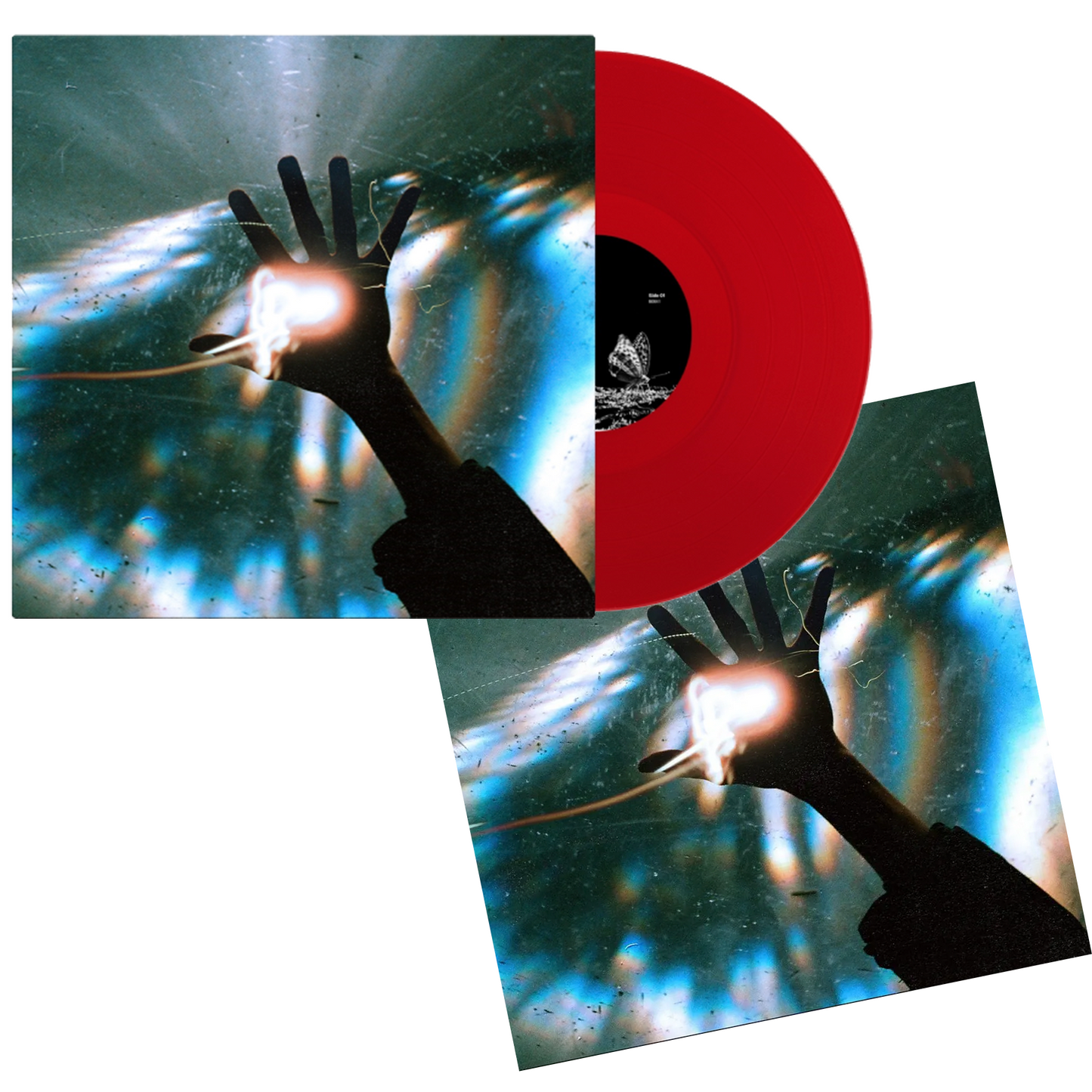 The Sky The Earth And All Between: Limited Edition Red LP & Exclusive Signed Print { vinyl }