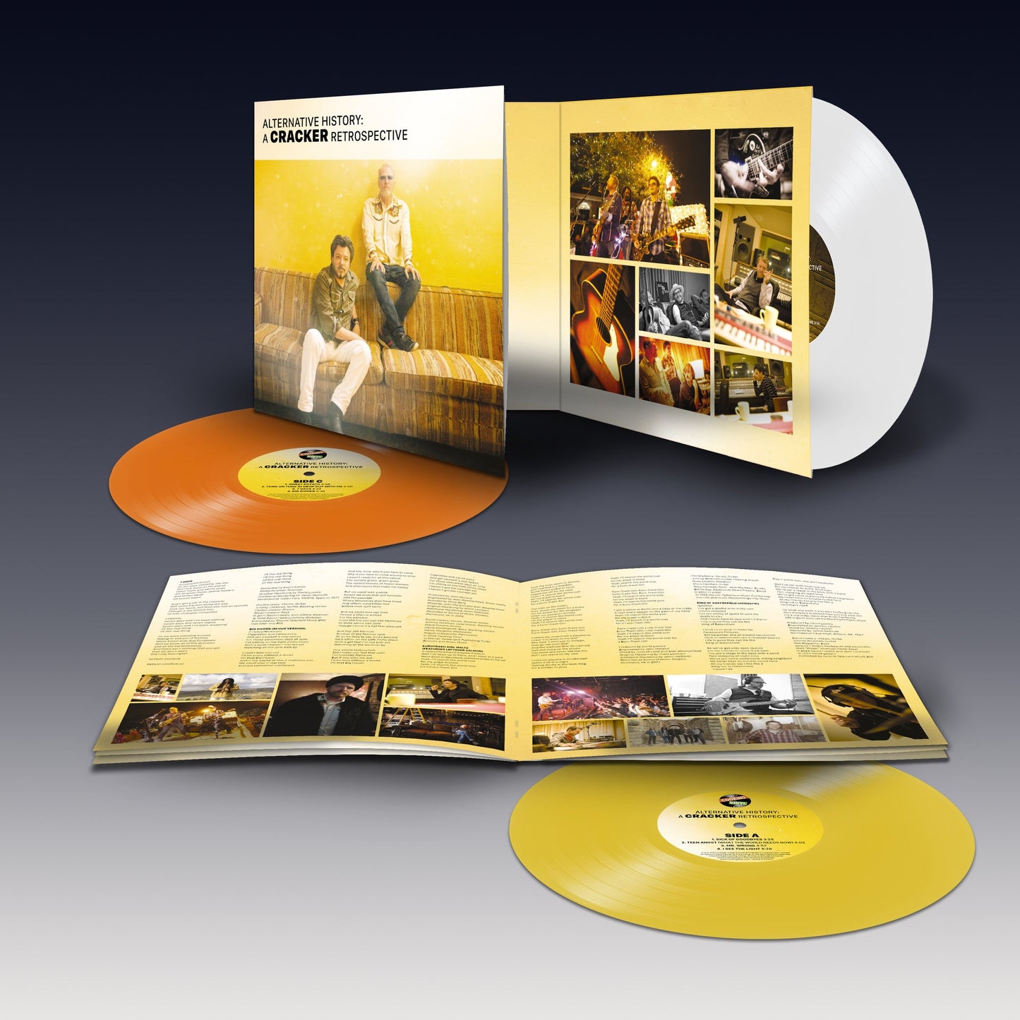 Alternative History - A Cracker Retrospective: Limited Yellow, White & Orange Vinyl 3LP { vinyl }
