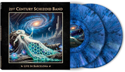 21ST CENTURY SCHIZOID BAND - LIVE IN BARCELONA - BLUE MARBLE Vinyl LP { vinyl }