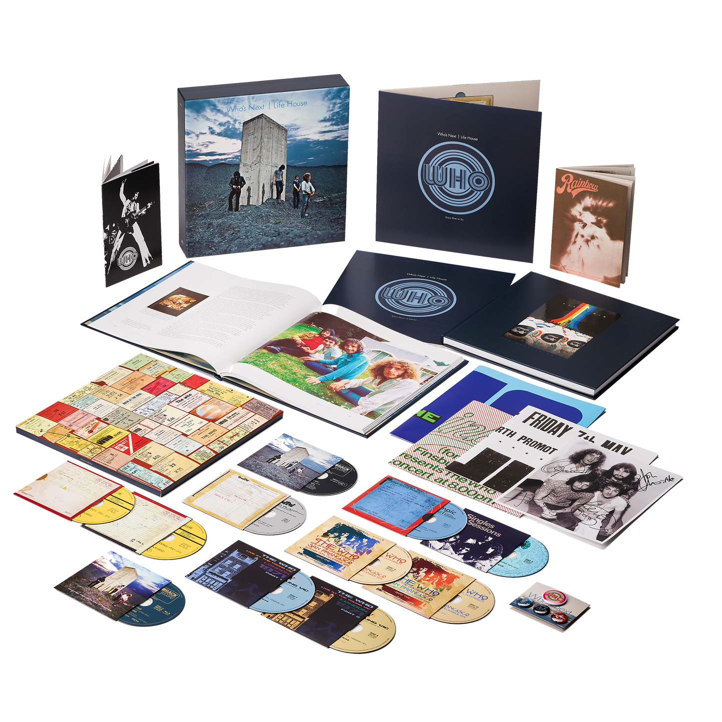 Who's Next - 50th Anniversary: Blu Ray, Graphic Novel + 10CD { vinyl }