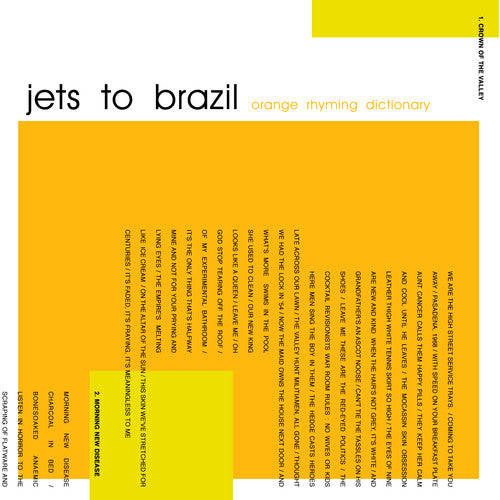 Jets to Brazil - Orange Rhyming Dictionary [2LP] { vinyl }