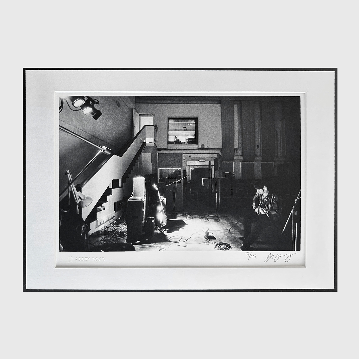 Oasis Noel Studio Two Limited Edition Print by Jill Furmanovsky { vinyl }