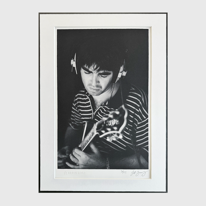 Oasis Noel Close-up Limited Edition Print by Jill Furmanovsky { vinyl }