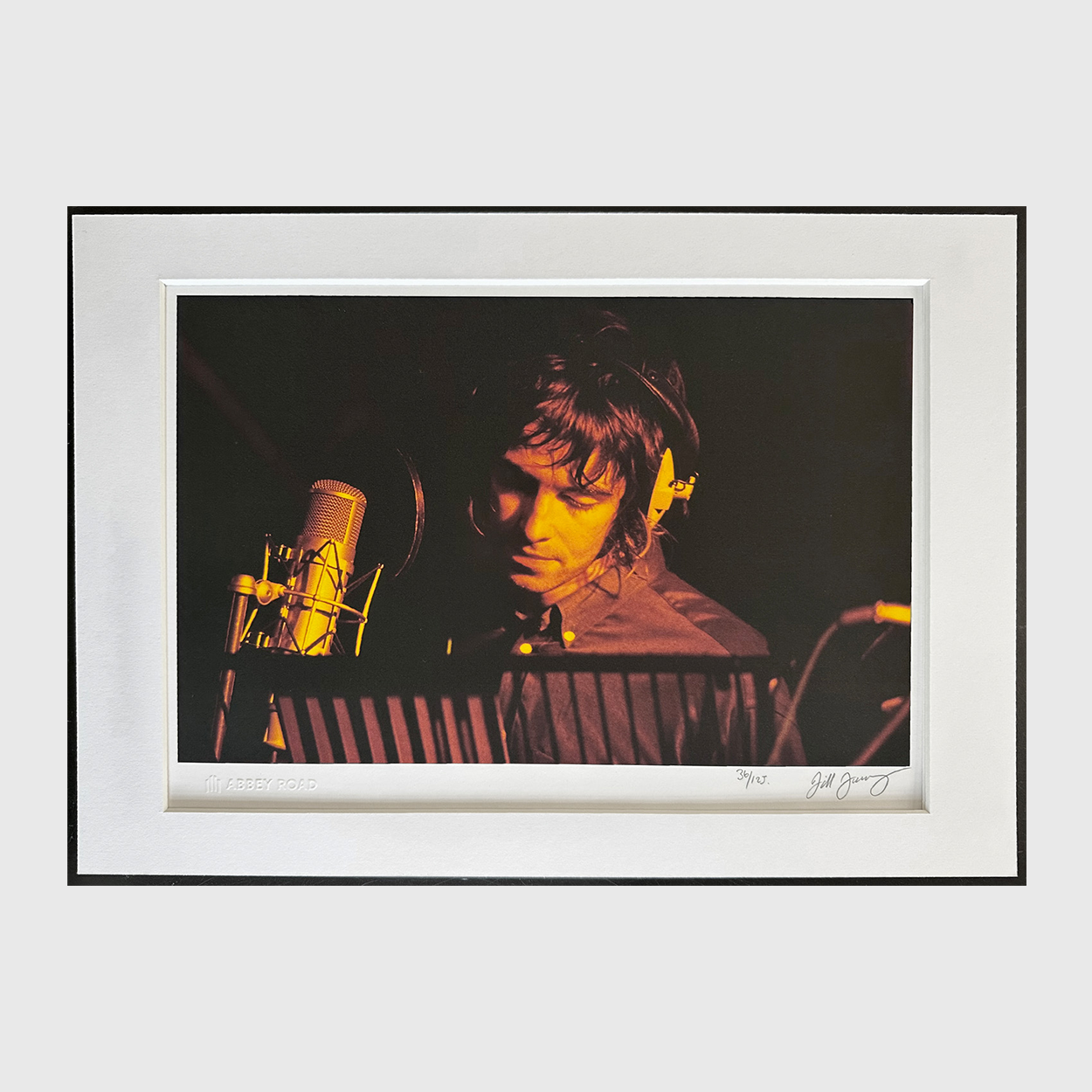 Oasis Liam Close-up Limited Edition Print by Jill Furmanovsky { vinyl }