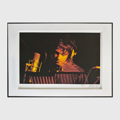 Oasis Liam Close-up Limited Edition Print by Jill Furmanovsky { vinyl }