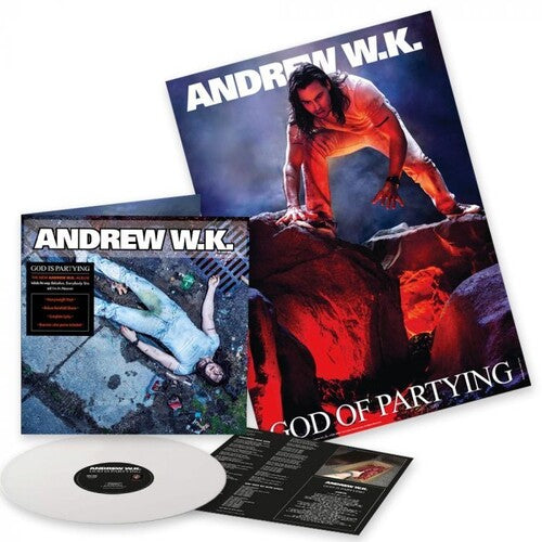 Andrew Wk - God Is Partying [White + Poster] { vinyl }