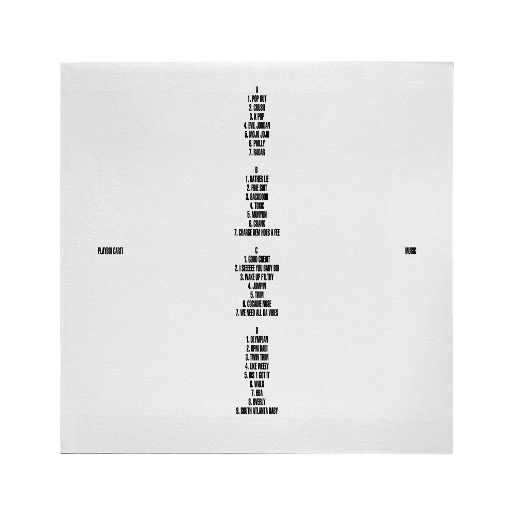 MUSIC White Vinyl { vinyl }