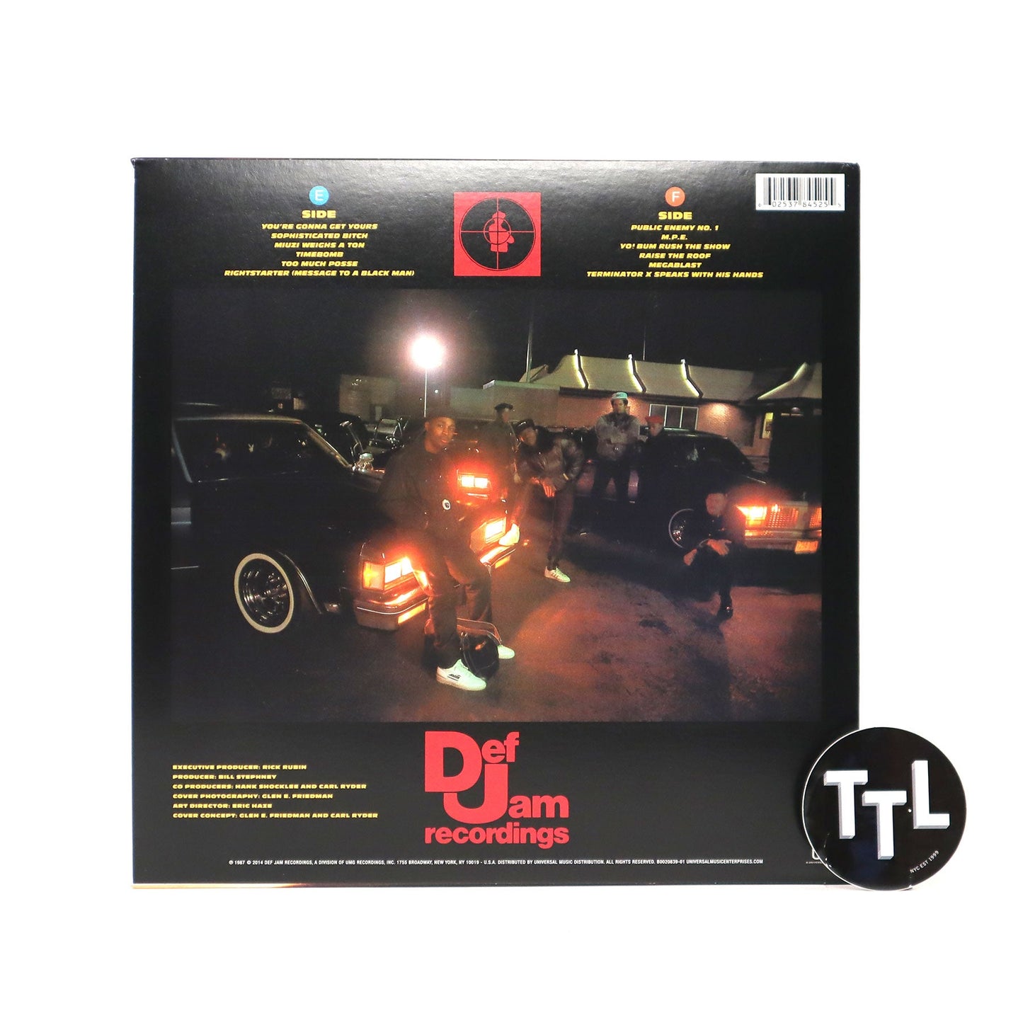Public Enemy: Yo! Bum Rush The Show Vinyl LP { vinyl }