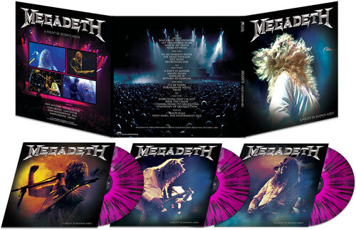 Megadeth - A Night In Buenos Aires [3LP Purple & Black Splatter] { vinyl }