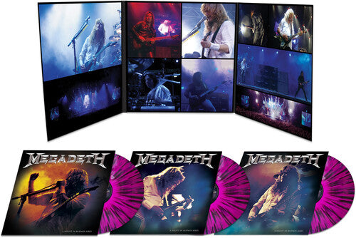 Megadeth - A Night In Buenos Aires [3LP Purple & Black Splatter] { vinyl }