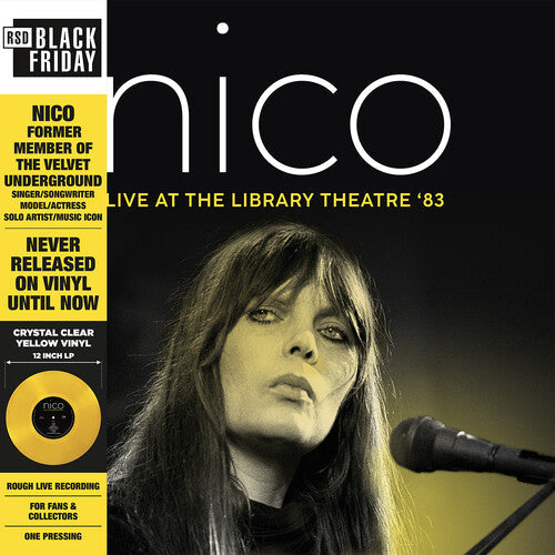 Nico - Live At The Library Theatre '83 [Clear Yellow] { vinyl }