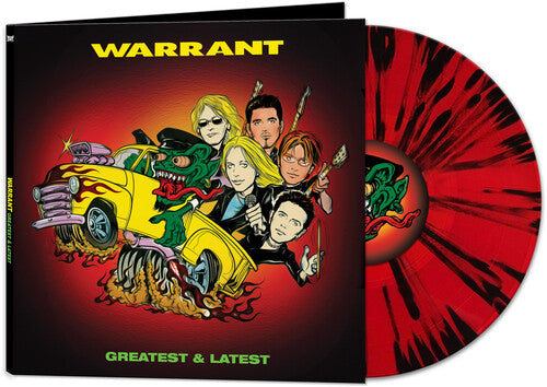 Warrant - Greatest & Latest [Red & Black Splatter] { vinyl }