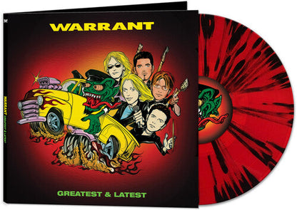 Warrant - Greatest & Latest [Red & Black Splatter] { vinyl }