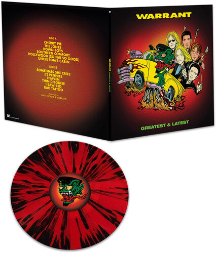 Warrant - Greatest & Latest [Red & Black Splatter] { vinyl }