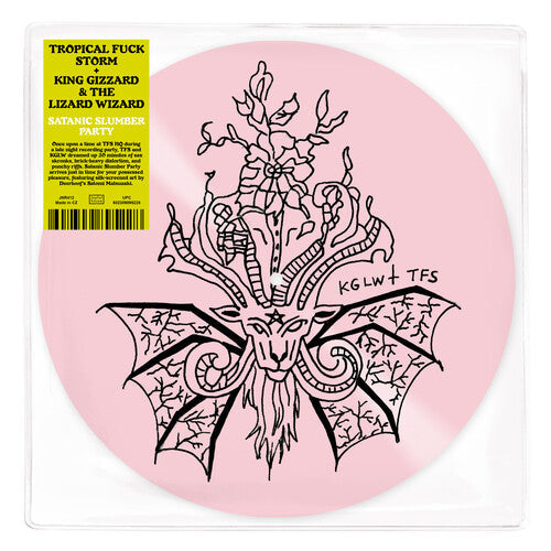 Tropical Fuck Storm & King Gizzard - Satanic Slumber Party [Pink Silkscreened] { vinyl }