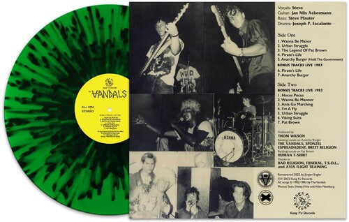 The Vandals - Peace Thru Vandalism [Green/Black Splatter] { vinyl }