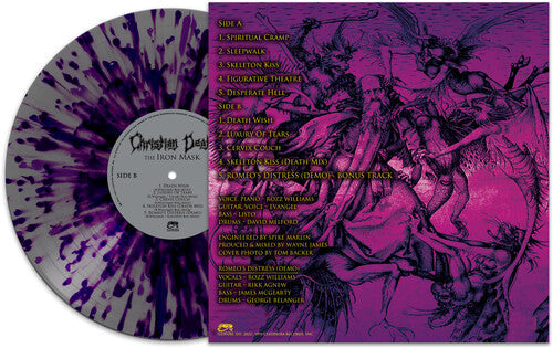 Christian Death - The Iron Mask [Silver/Purple Splatter] { vinyl }